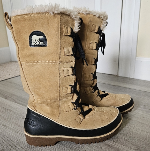 Sorel Womens TIVOLI HIGH II Waterproof Winter Boots NL2093-373 Size 7.5 Tan - Picture 2 of 15
